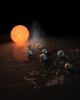 Hét Föld szerű bolygó a Trappist-1 rendszerben: némelyikük akár élhető is lehet